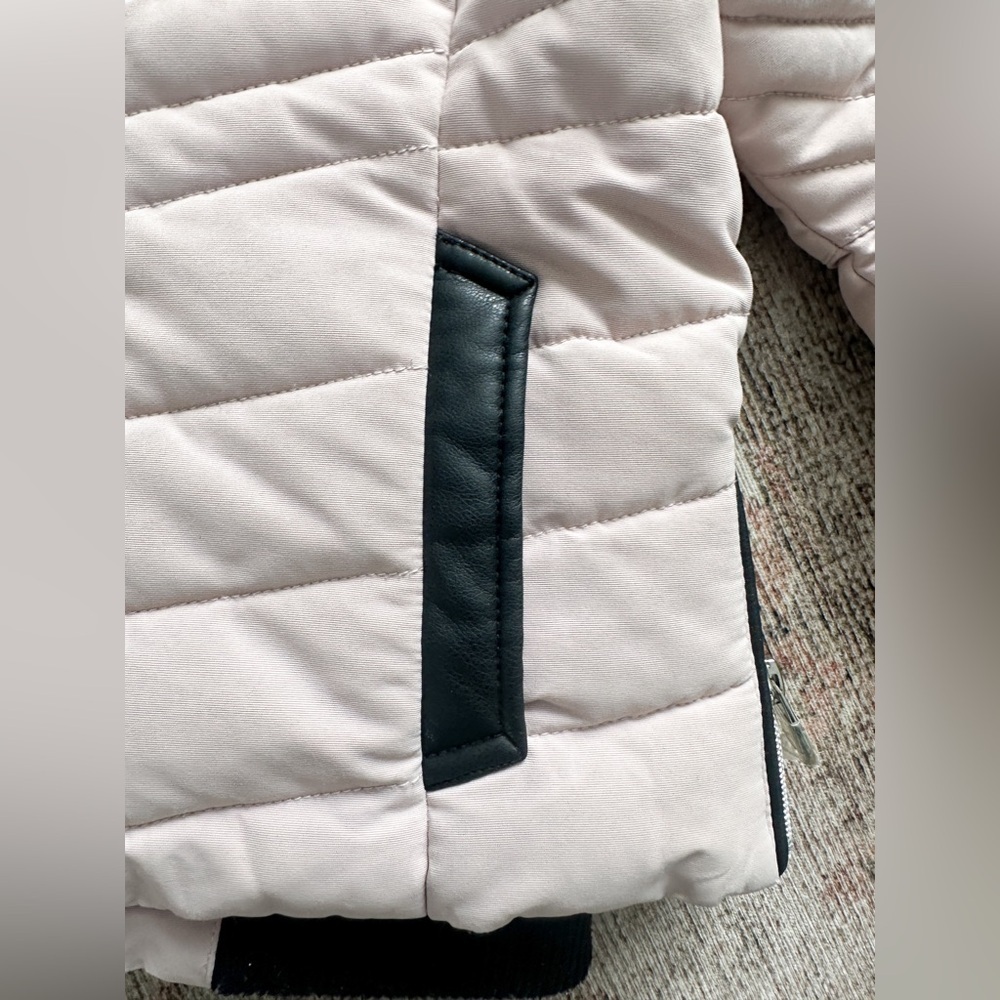 Point Zero Winter Hooded Jacket- Removable Fur- Blush - Size 5 - Picture 8 of 16